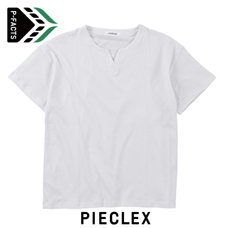 PIECLEX SHORT SLEEVE T-SHIRT / LIGHT WEIGHT / KEY NECK